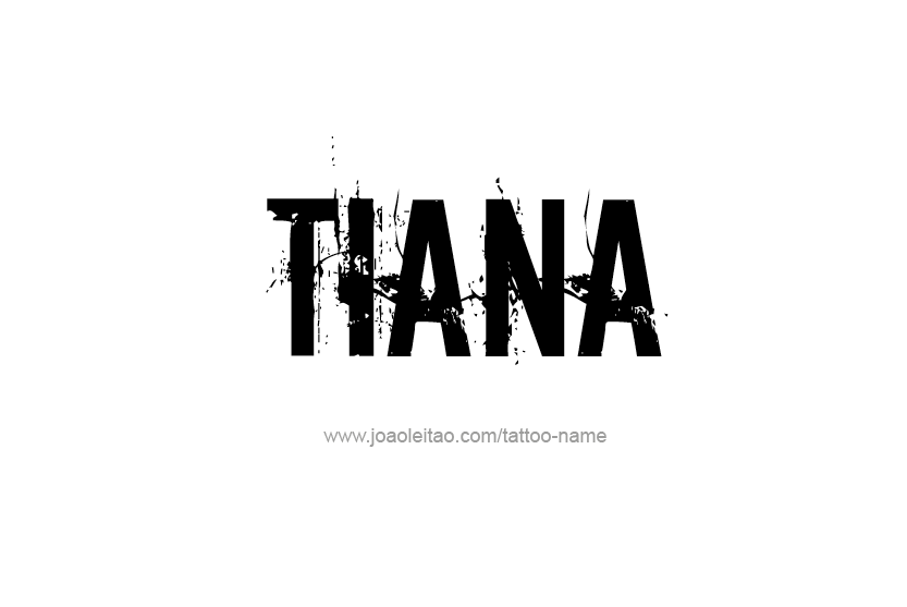 Tattoo Design Name Tiana   