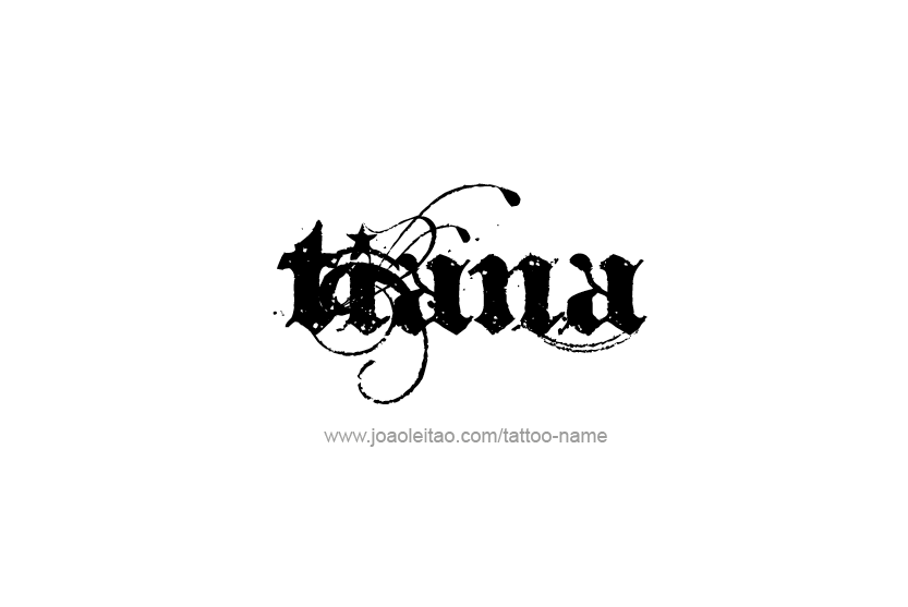 Tattoo Design Name Tiana   