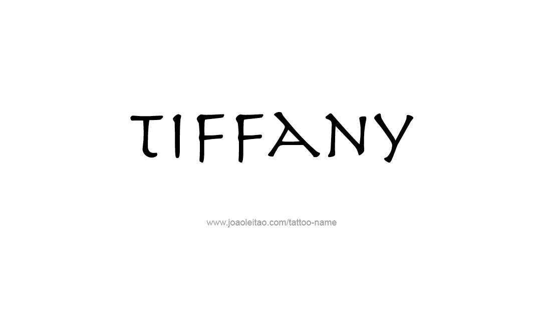 Tattoo Design Name Tiffany   