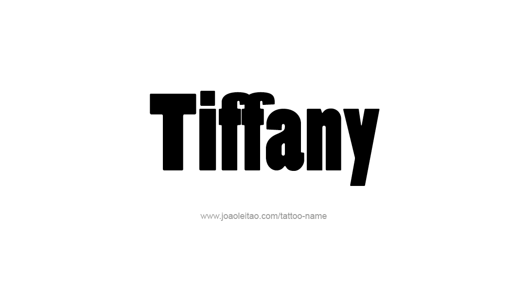 Tattoo Design Name Tiffany   