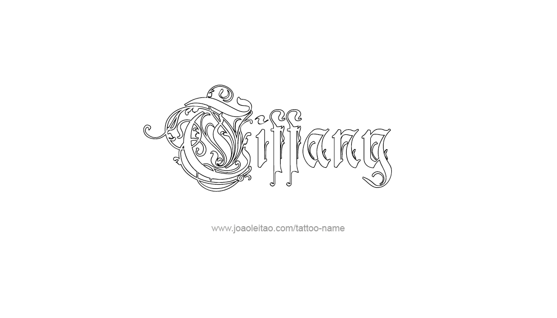 Tattoo Design Name Tiffany   