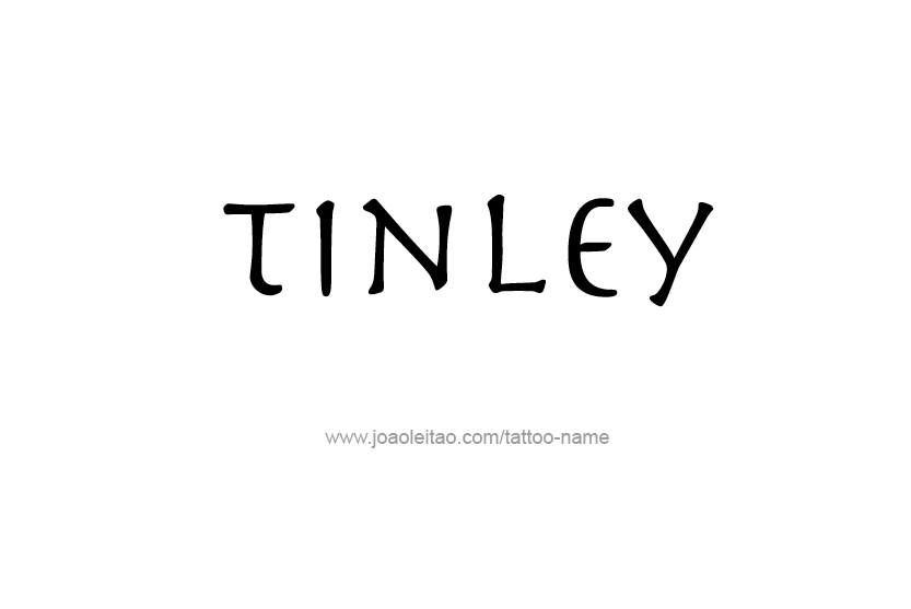 Tattoo Design Name Tinley   