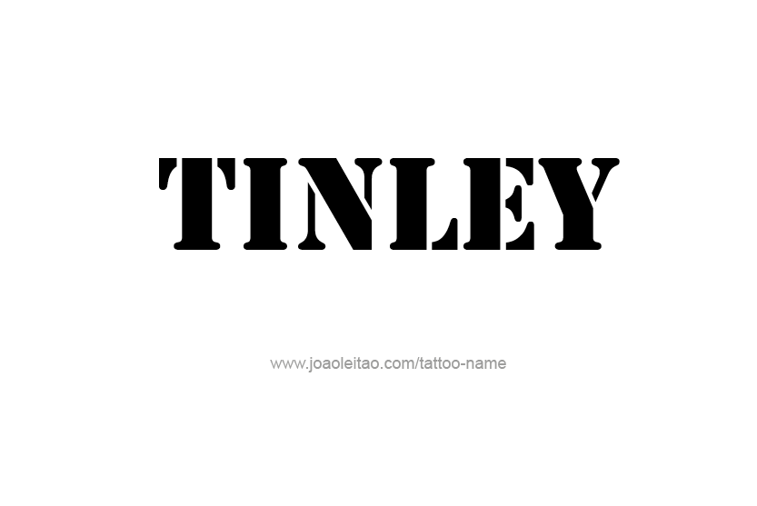 Tattoo Design Name Tinley   