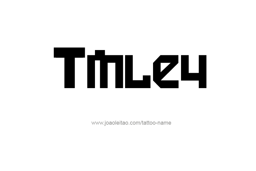 Tattoo Design Name Tinley   