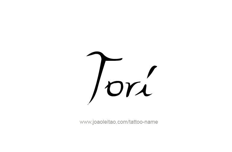 Tattoo Design Name Tori   