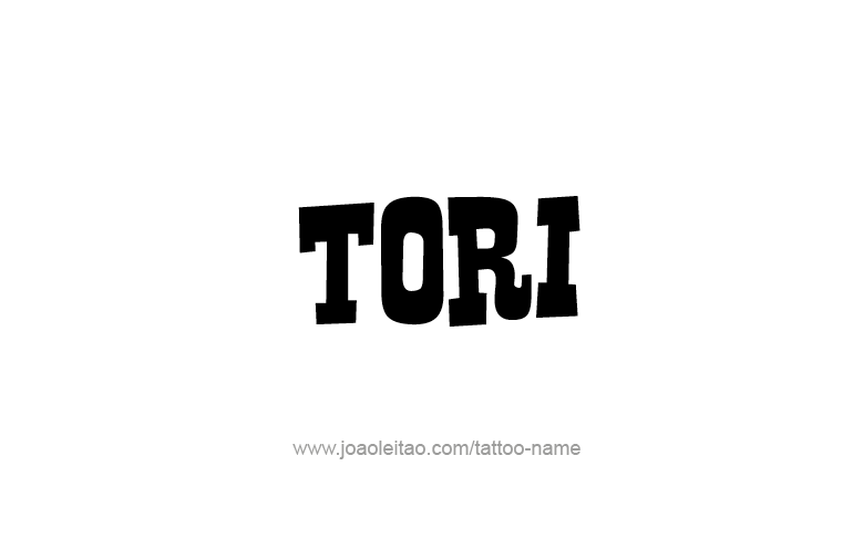 Tattoo Design Name Tori   