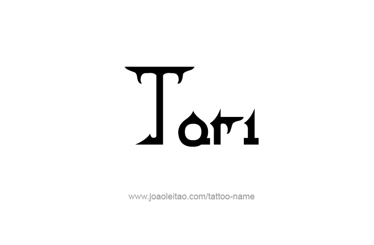 Tattoo Design Name Tori   