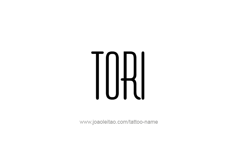 Tattoo Design Name Tori   