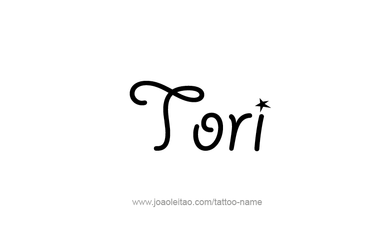 Tattoo Design Name Tori   