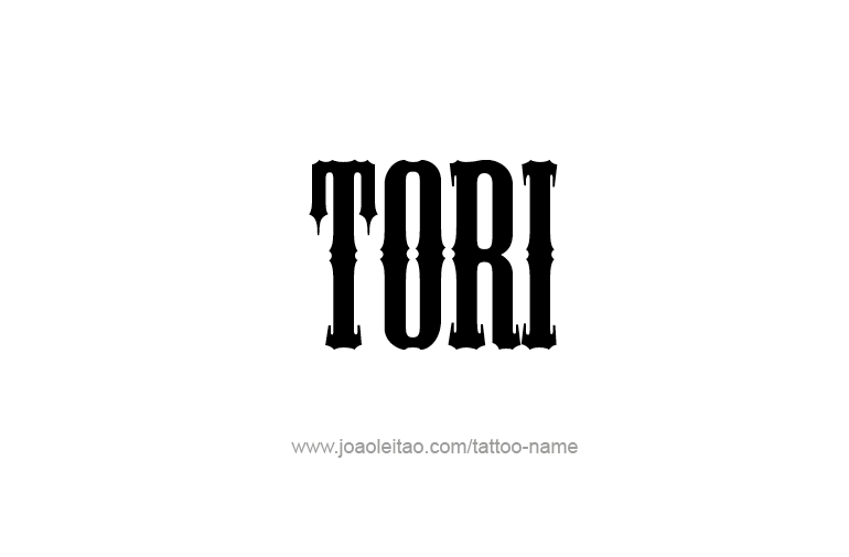 Tattoo Design Name Tori   