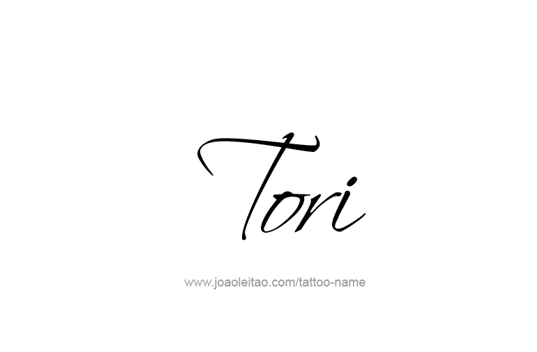 Tattoo Design Name Tori   