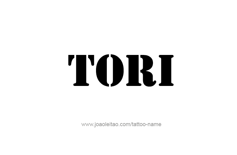 Tattoo Design Name Tori   