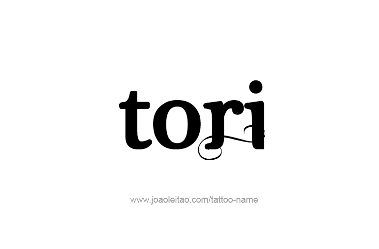 Tattoo Design Name Tori   