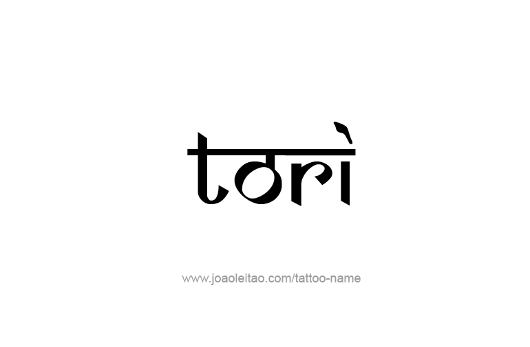 Tattoo Design Name Tori   