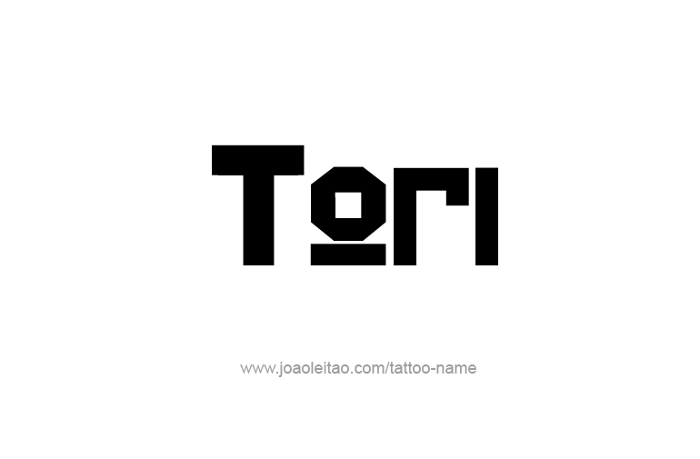 Tattoo Design Name Tori   