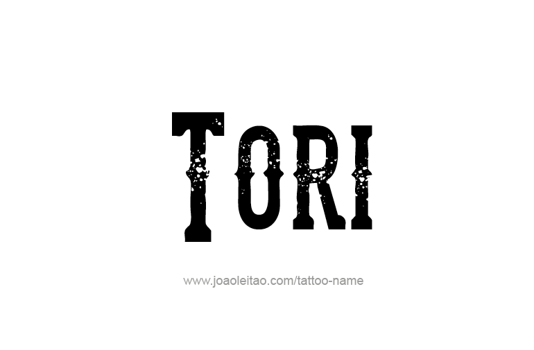 Tattoo Design Name Tori   