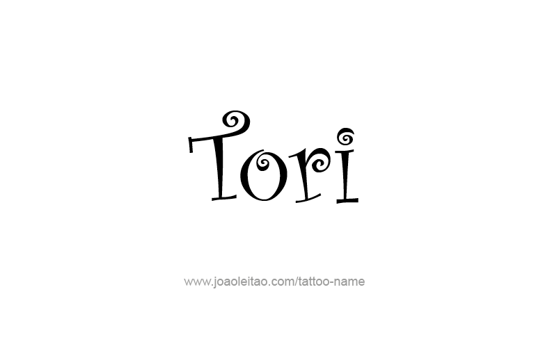 Tattoo Design Name Tori   