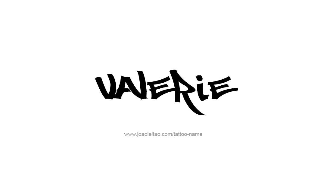 Tattoo Design Name Valerie   