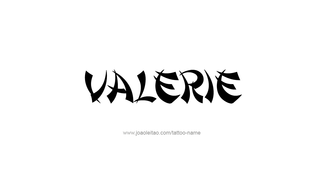 Tattoo Design Name Valerie