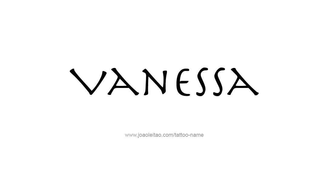 Tattoo Design Name Vanessa   