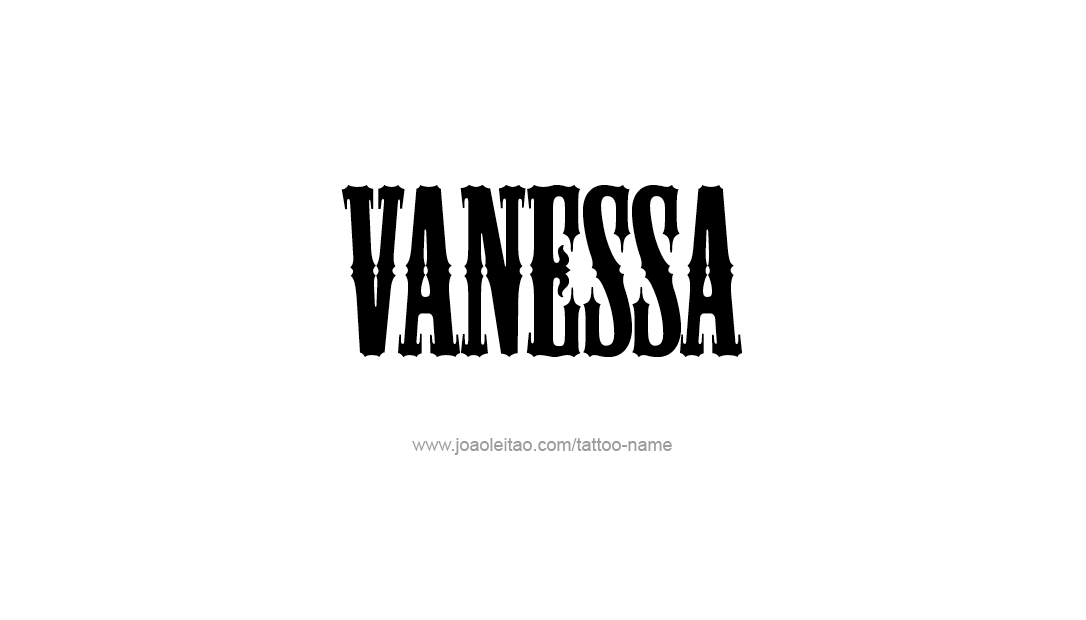 Tattoo Design Name Vanessa   