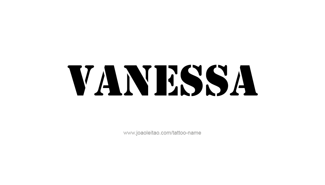 Tattoo Design Name Vanessa   