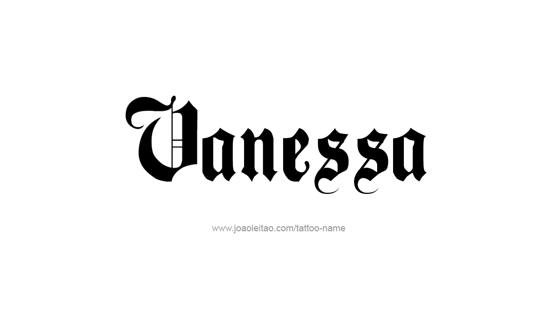 Tattoo Design Name Vanessa   