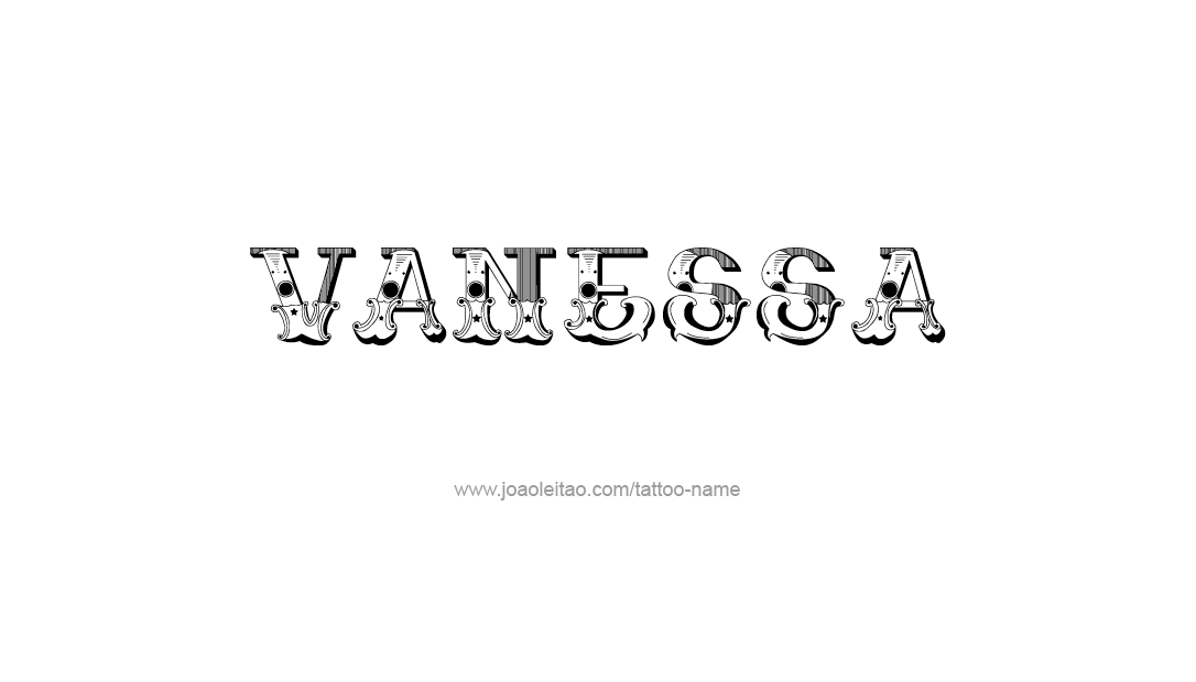Tattoo Design Name Vanessa   