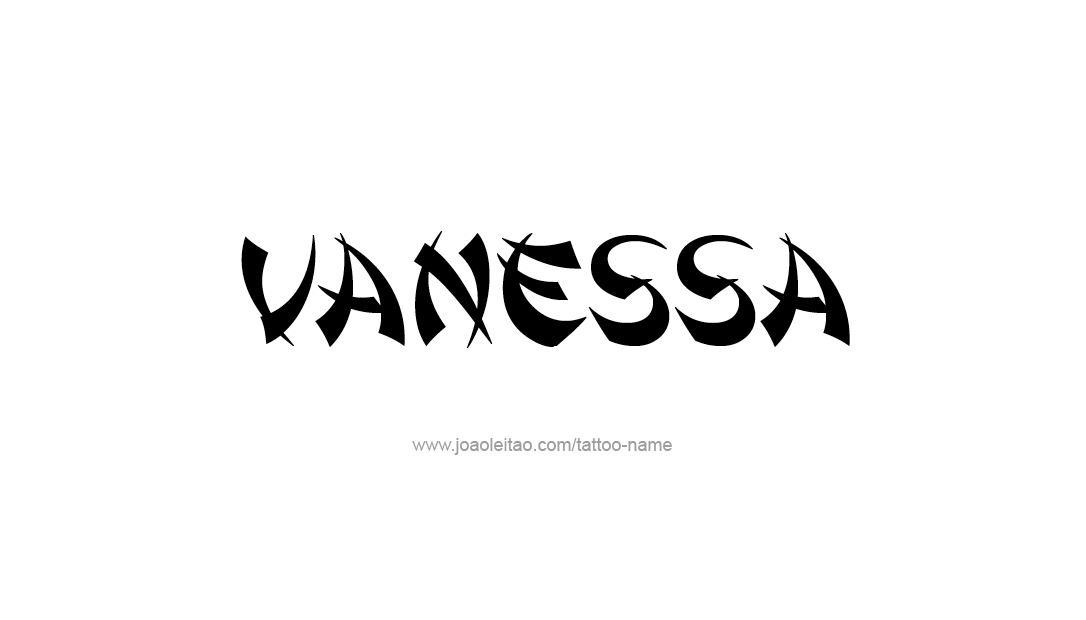 Tattoo Design Name Vanessa