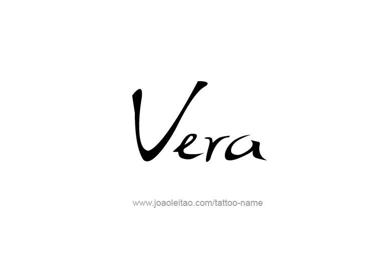 Tattoo Design Name Vera   