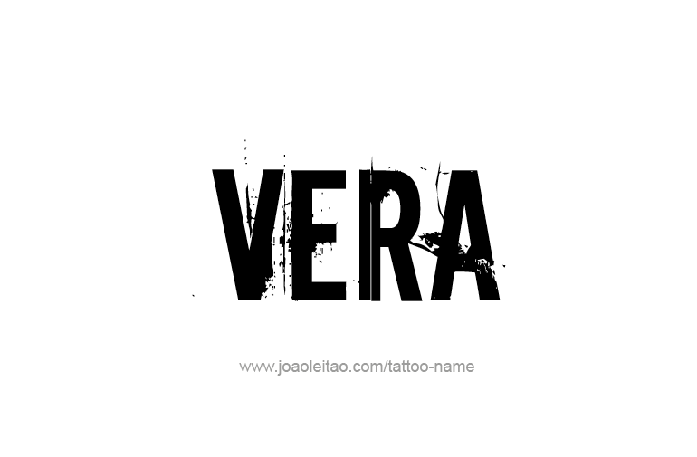 Tattoo Design Name Vera   