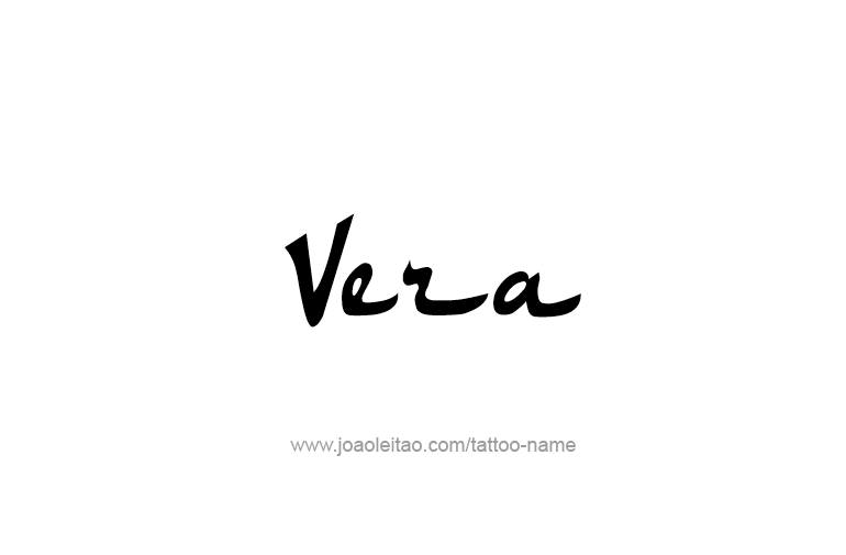 Tattoo Design Name Vera   