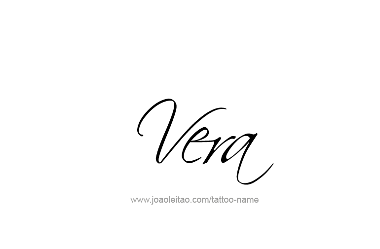 Tattoo Design Name Vera   
