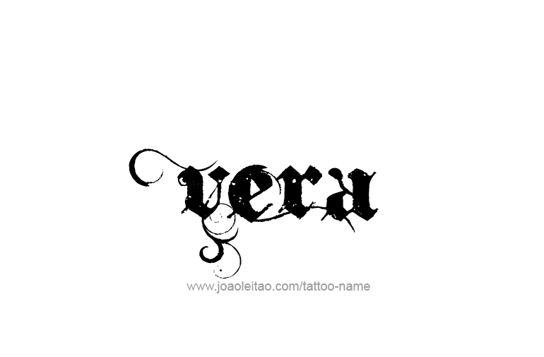 Tattoo Design Name Vera   