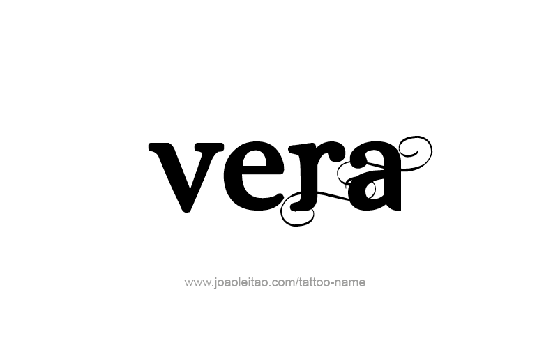 Tattoo Design Name Vera   