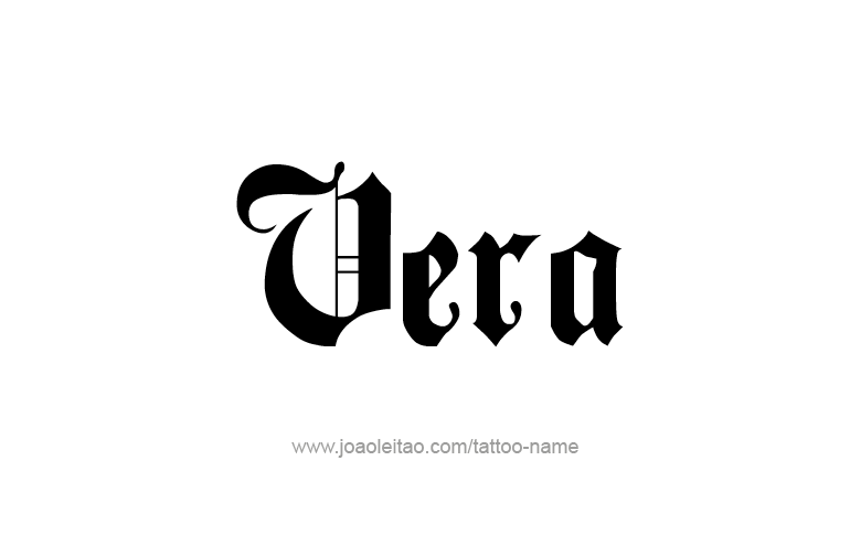 Tattoo Design Name Vera   