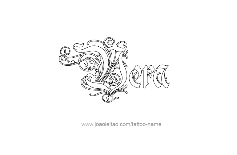 Tattoo Design Name Vera   