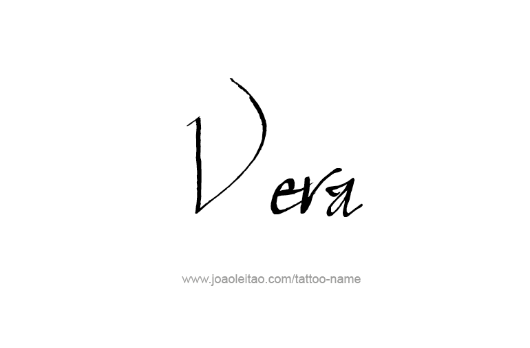 Tattoo Design Name Vera   