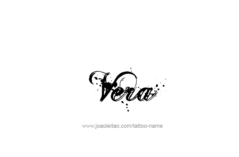 Tattoo Design Name Vera   