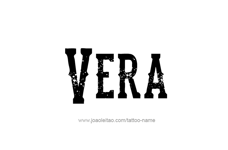 Tattoo Design Name Vera   