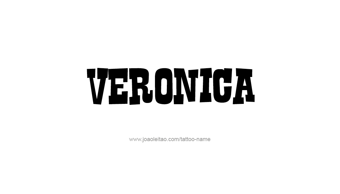 Tattoo Design Name Veronica   