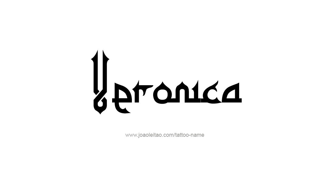 Tattoo Design Name Veronica   