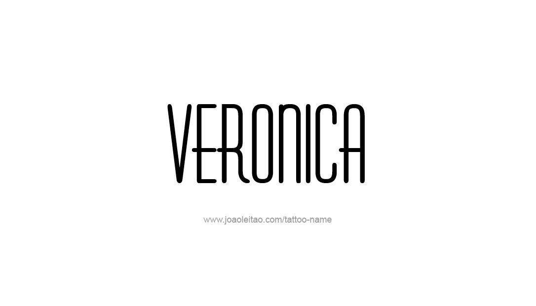 Tattoo Design Name Veronica   