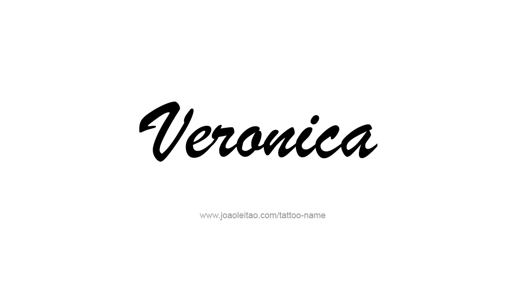 Tattoo Design Name Veronica   