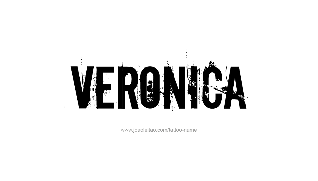 Tattoo Design Name Veronica   