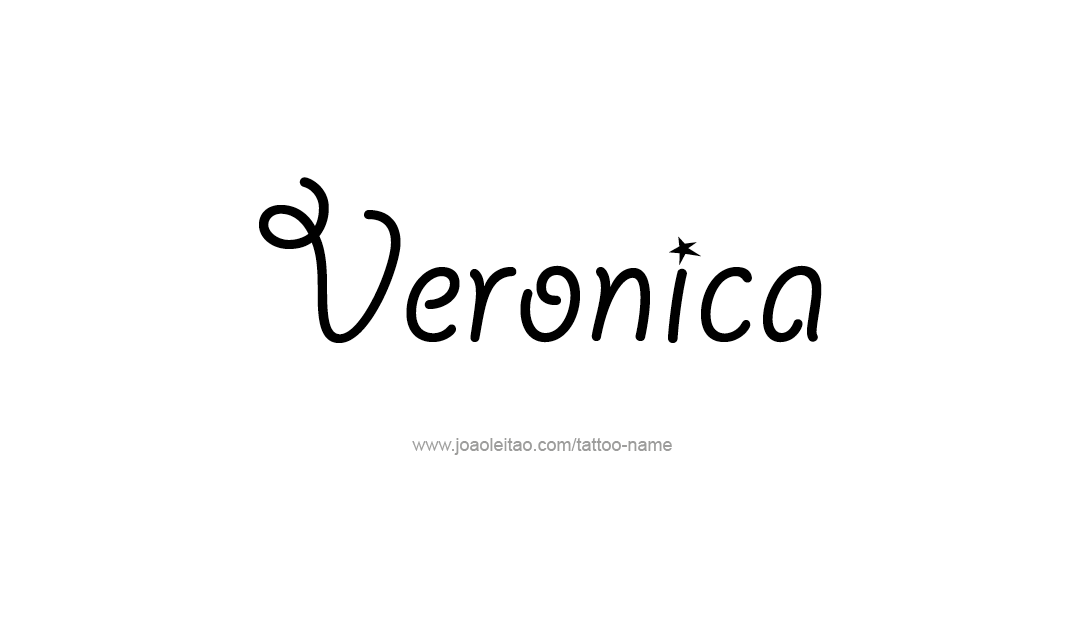 Tattoo Design Name Veronica   