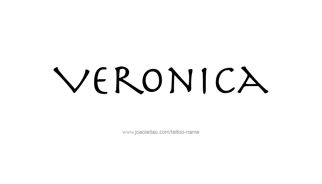 Tattoo Design Name Veronica   