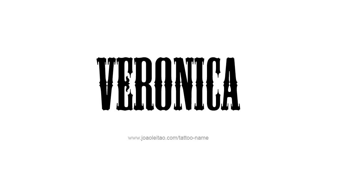 Tattoo Design Name Veronica   