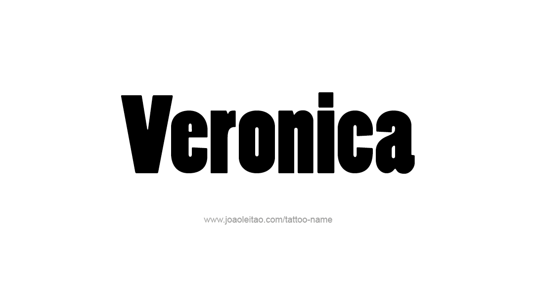 Tattoo Design Name Veronica   