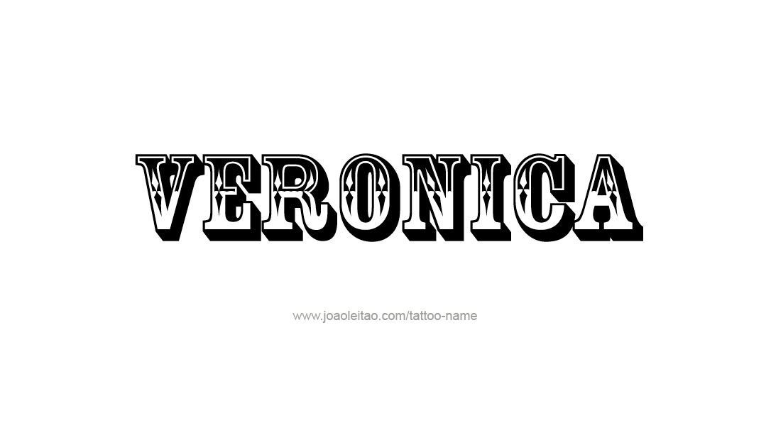 Tattoo Design Name Veronica   